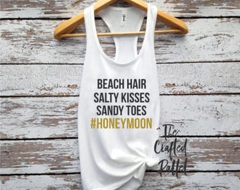 Honeymoon Shirt / Honeymoon Vibes Shirt / Bride Shirt / Bride TankTop / Wedding Shirt / Bride Top / Honeymoon Tank