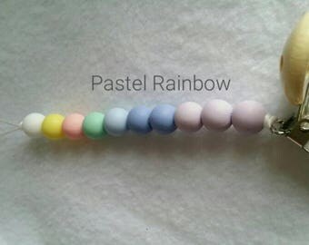 Pacifier Clip/Dummy Chain Made from bpa free silicone