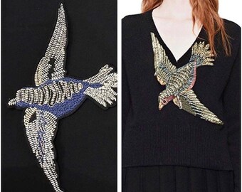 Gucci patch bird swallow
