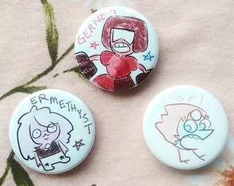 Crystal Derps Steven Universe Pins