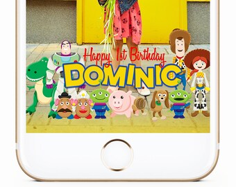 Toy Story Inspired Geofilter, Toy Story Snapchat Filter, Birthday Geofilter, Kids Snapchat Filter