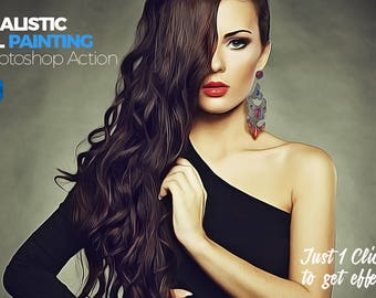 Perfect Realistic Oil Painting - Photoshop Action