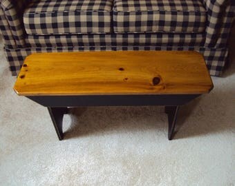 Wood Bench, Coffee Table, Country Decor, Farmhouse Bench, Country Bench, Farmhouse Table, Painted Bench, Rustic Bench, Wooden Bench