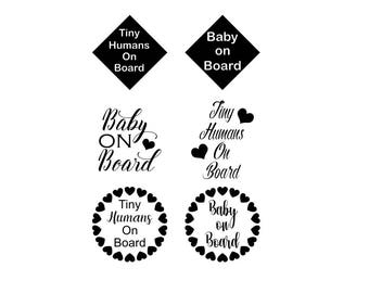 Download Baby on board svg | Etsy