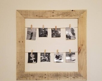 Pallet picture frame | Etsy