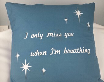 Decorative Pillow Cover, Quote on Pillow, Heat Press Vinyl
