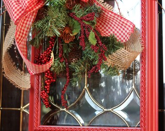 Picture frame wreath | Etsy