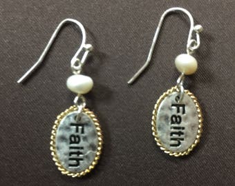 Dainty Faith Earrings