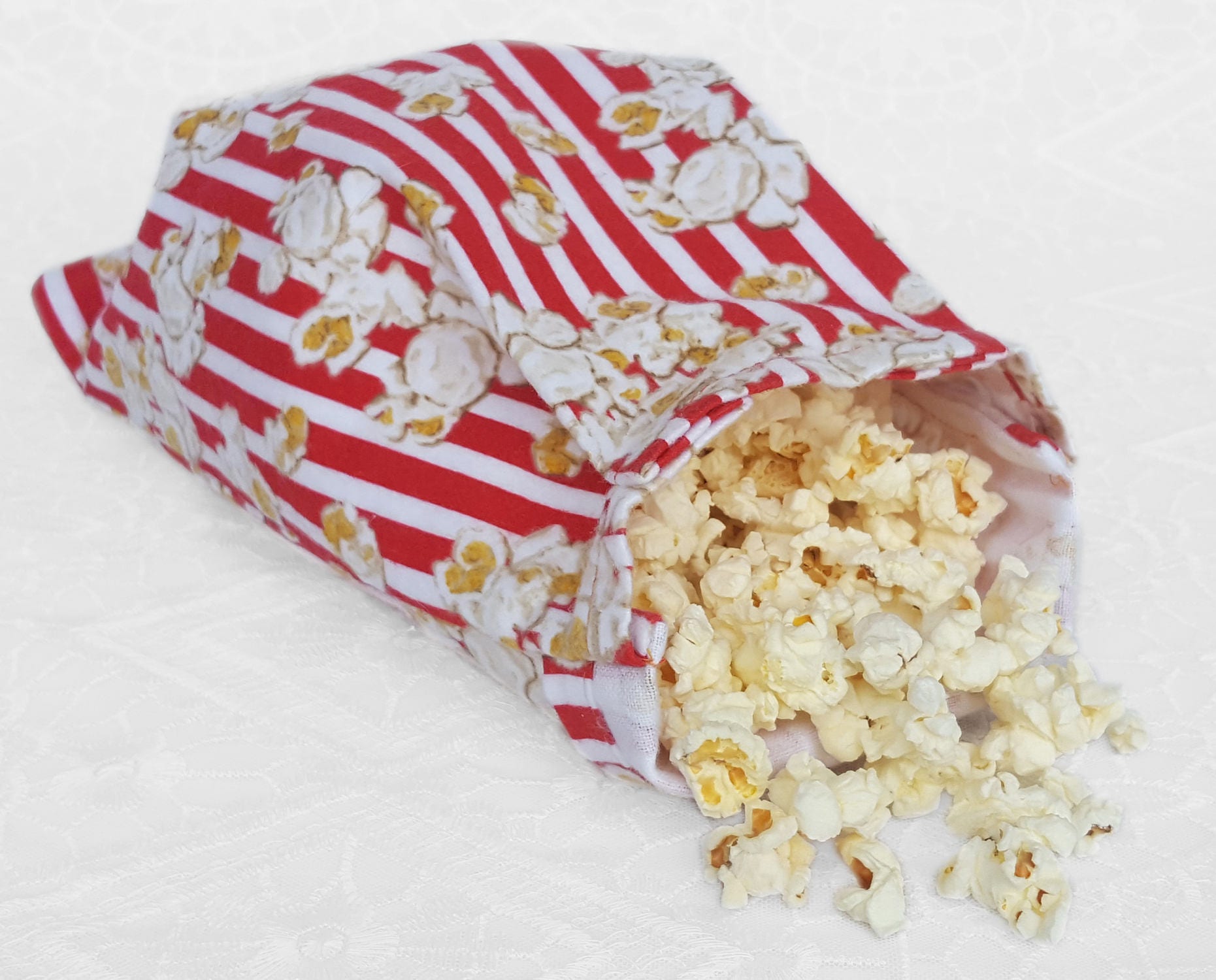 Retro Popcorn Bag Reusable Microwave Popcorn Bag Microwave