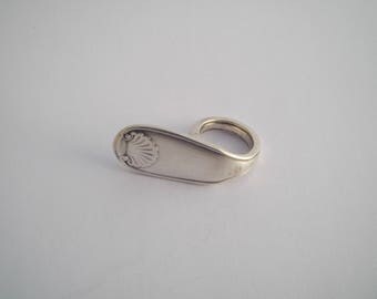 T.51 silver spoon ring - 52