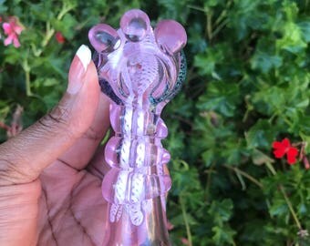 Pink Glitter Glass Pipe, Glass Smoking Pipe, Glitter Pipe, Glass Pipe, Smoking Bowl, Smoking Glass Pipe, Cute Pipe, Pretty Pipe