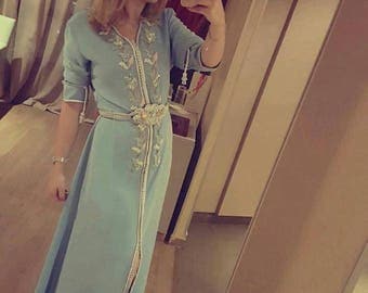 Moroccan kaftan dress made to order Bride caftan and bridesmaid kaftan dresses