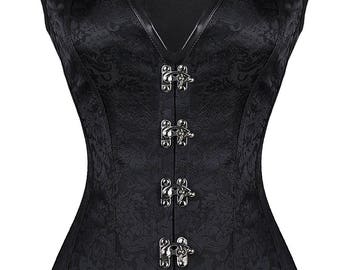 Steampunk Corset - Renaissance Corset - Gothic Corset - Pirate Corset - Pirate Costume - Cosplay Corset - Affordable Corset - Sexy Corset