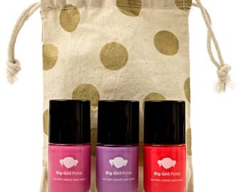 SLUMBER PARTY PACK - Natural Non-Toxic Nail Polish for Kids