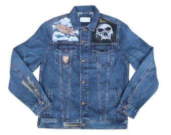 Avian Vs Ophidian / Denim Jacket