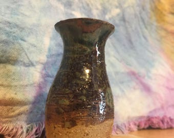 Small blue vase