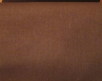 Chestnut brown 100% cotton fabric