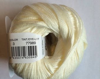 fil coton Tahiti (3) écru Katia - Pelote de 50 gr