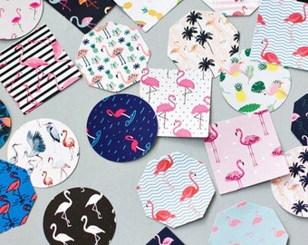 Tropical Flamingo stickers