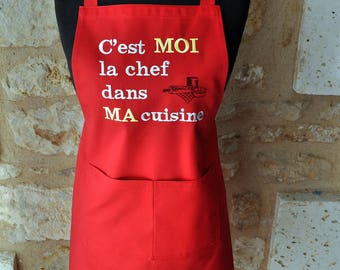 APRON woman belongs to me in my kitchen chef
