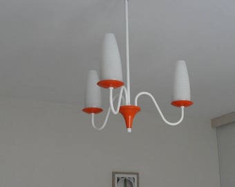 Chandelier 3 branches seventies style