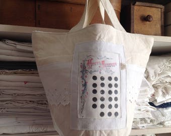 Bag made from vintage materials