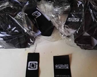 500 Custom woven clothing labels