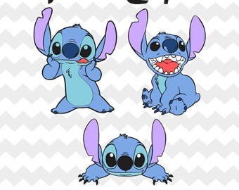 Disney SVG Stitch, SVG Disney, Lilo and Stitch, Hawaii Family Ohana, svg, dxf, png, cutting file,