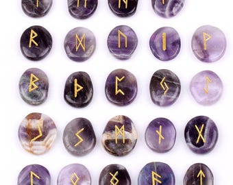 Amethyst nugget 24 runes handkerchief within 15 days