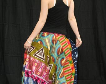 Harem pants sassa in African print 100% cotton.