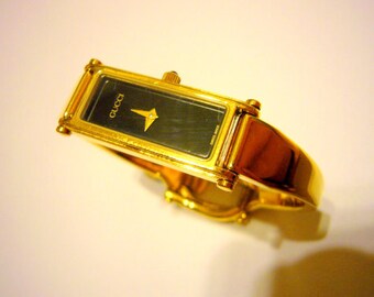 vintage gucci bangle watch