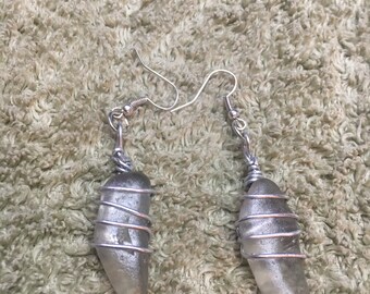 Beautiful Lake Michigan Handmade Sea Glass Earrings