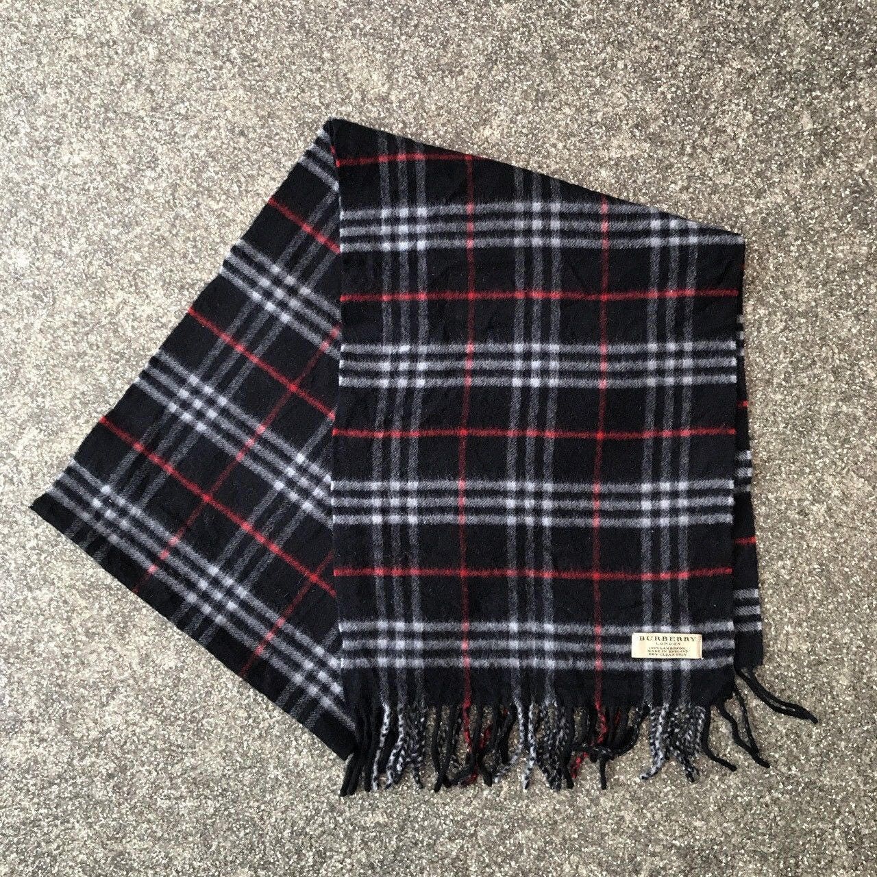 vintage burberry scarf