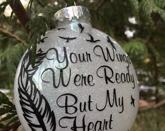 Memorial ornaments | Etsy