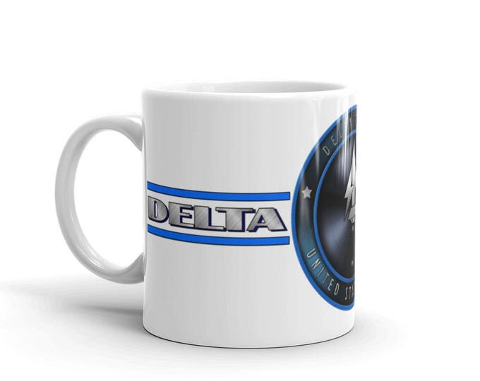 Delta Force Mug, Elite Forces Mug, Army, Delta Force, Special Ops, Black Ops, Special, War, Forces, Clandestine, Military, Unique, Gift Idea