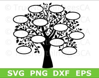 Download Svg family tree | Etsy
