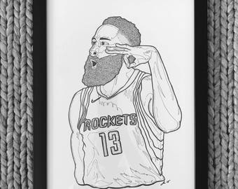 James harden | Etsy