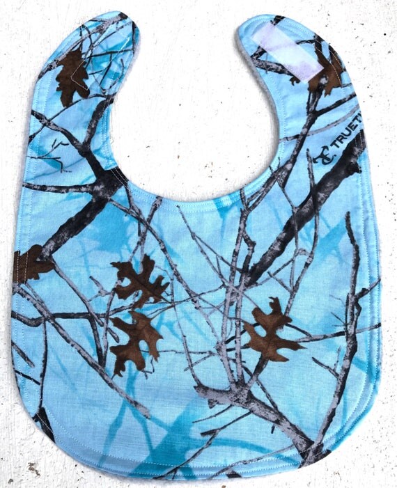 Blue Camouflage Baby Bib camouflage Camo bib Country