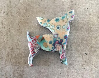 chihuahua Brooch or necklace - new collection