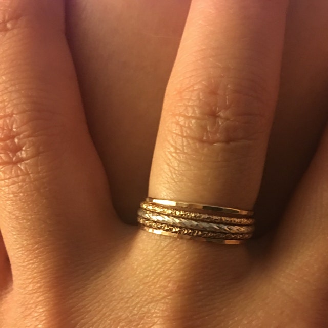 Handmade Unique Earthy Wedding Ring Rustic Sterling Silver