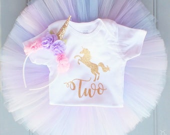 Unicorn First Birthday Outfit Girl, Unicorn Tutu Set, Unicorn Outfit, Unicorn Cake Smash Outfit Girl, Unicorn Headband, Unicorn Birthday