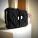 Black tarot wrap / tarot bag / divination / knit tarot wrap / tarot travel / tarot keeper / tarot card mat / tarot case / tarot deck bag