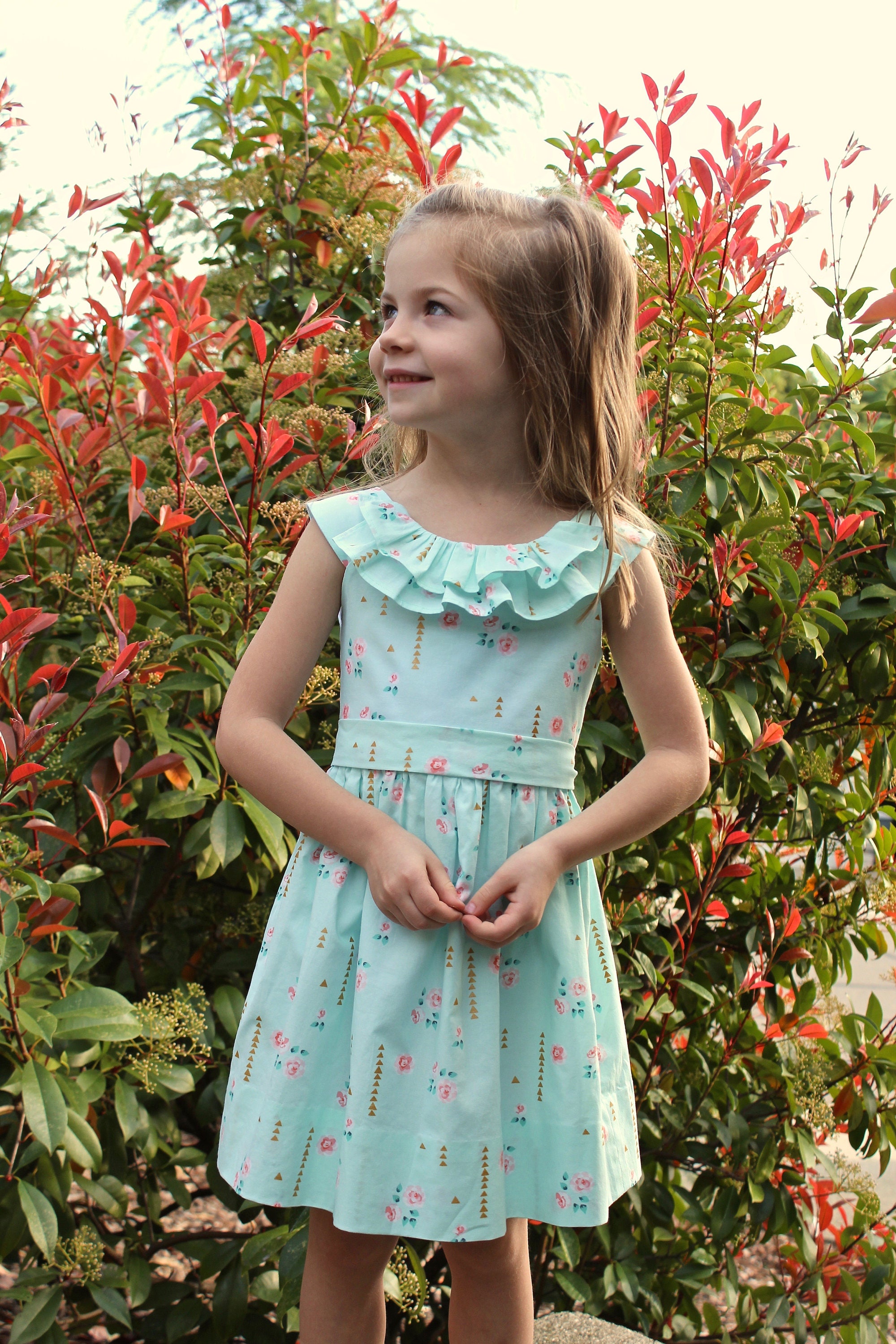 Little girls long dress patterns youtube