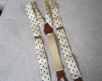 Vintage Accessory Suspenders Brooks Brothers Silk Dressy Men's Suspenders