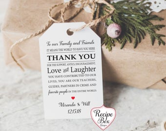 Shop for wedding favor tags on Etsy