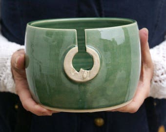 Made to Order - The sun and moon hand thrown custom pottery yarn bowl