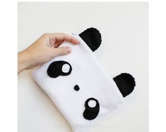 ON SALE - Panda Pouch - Animal Make Up Bag, Kawaii Pencil Case, 3DS Case