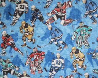 Hockey quilt Etsy Hockey fabric hockey sports fabrics