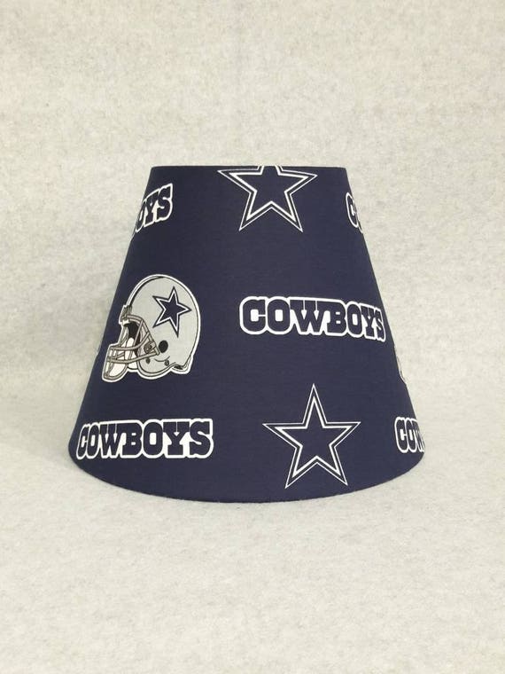 Dallas Cowboys lamp shade. NFL