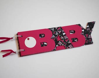 Baby Christmas fuchsia photo album. Ideal gift for MOM dad baby